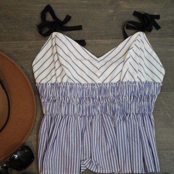 Cropped Bow Strap Tank - NWOT - Picture 2 of 4